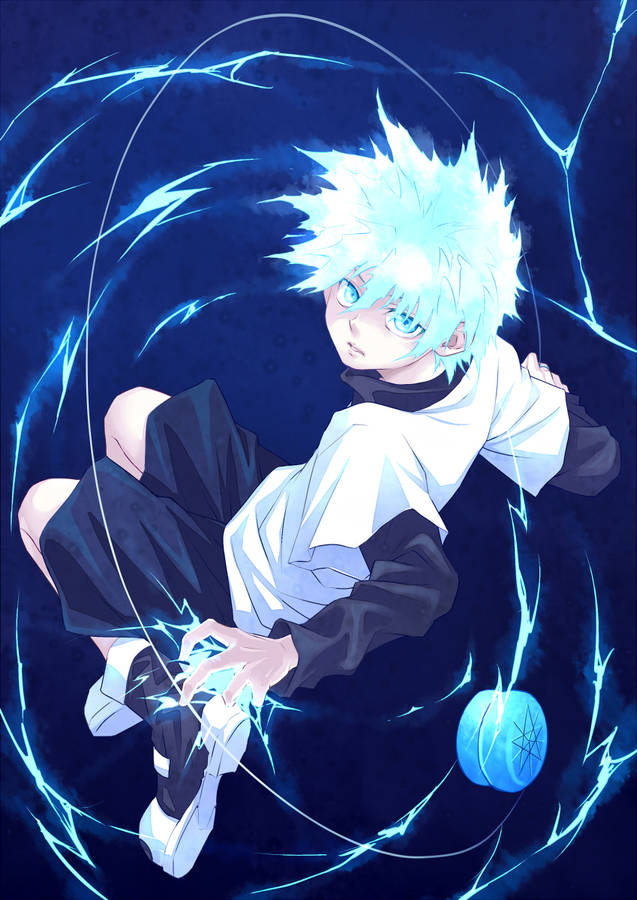 Cool Killua Is Ready To Take On Any Challenge Wallpaper