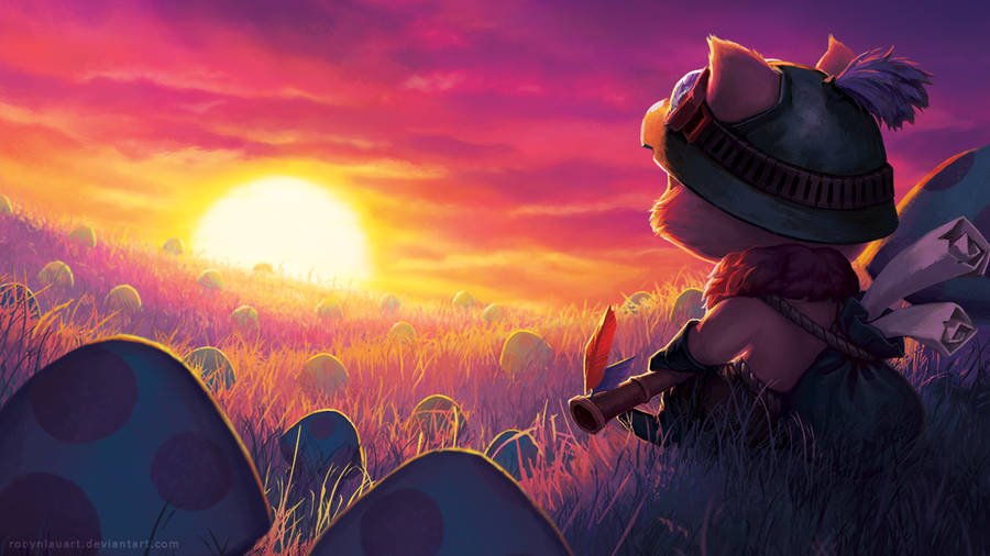 Cool League Of Legends Teemo Art Wallpaper