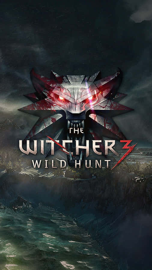 Cool Logo Of Witcher 3 Phone Wallpaper