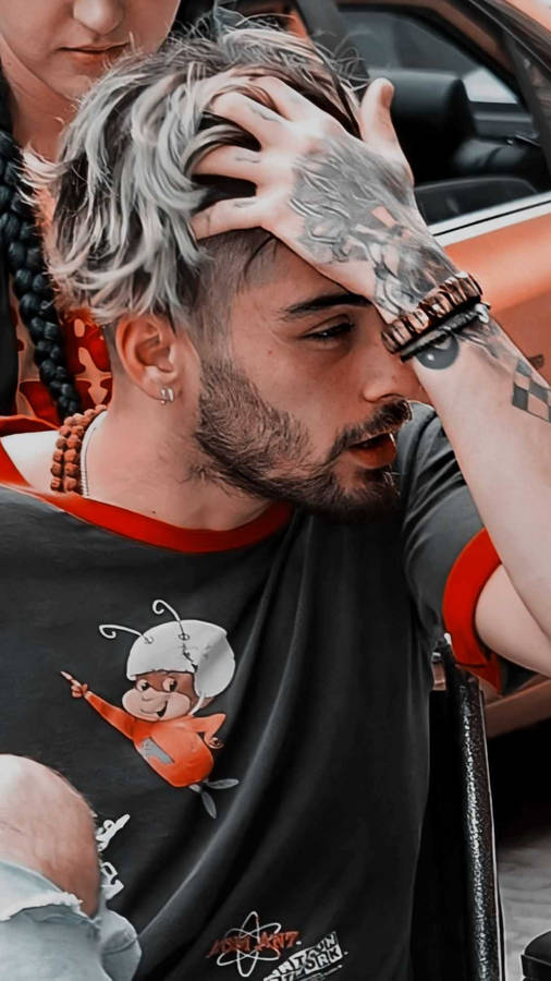 Cool Looking Zayn Iphone Wallpaper