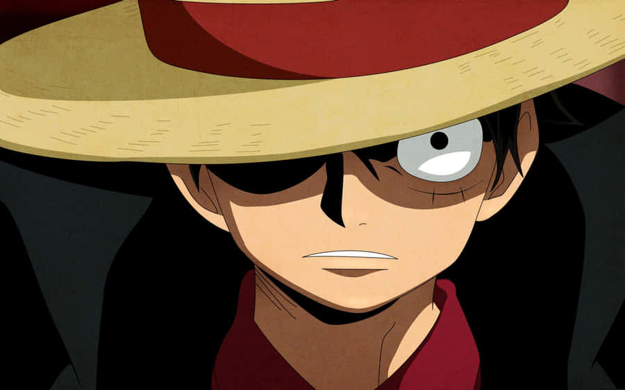 Cool Luffy Taking On The World Wallpaper