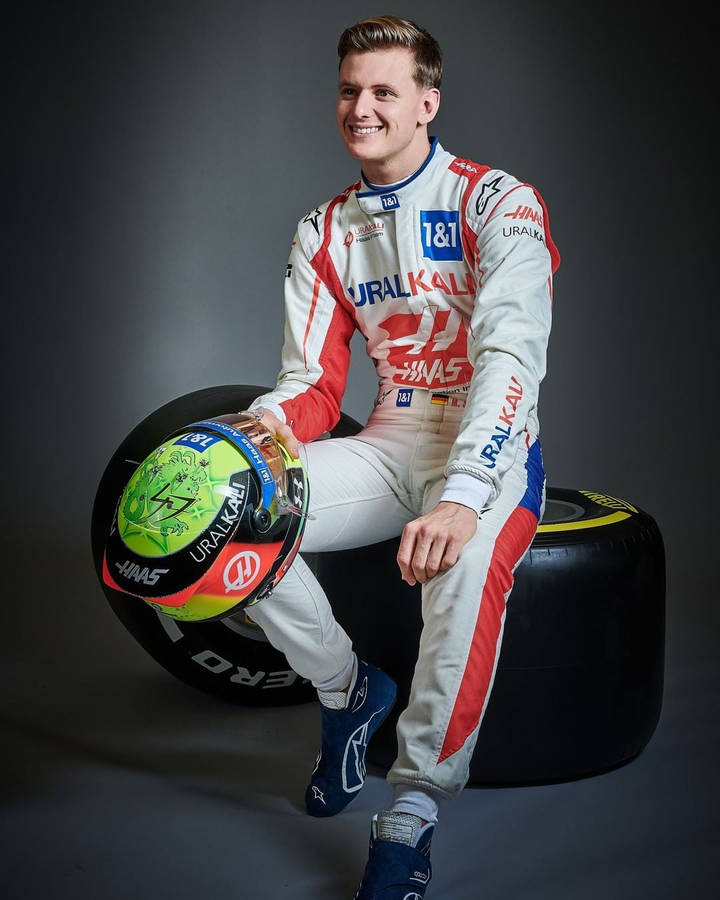 Cool Mick Schumacher Portrait Wallpaper