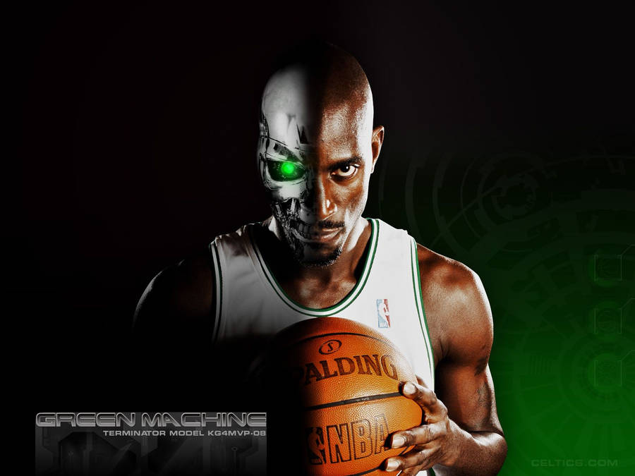 Cool Nba Kevin Garnett Poster Wallpaper