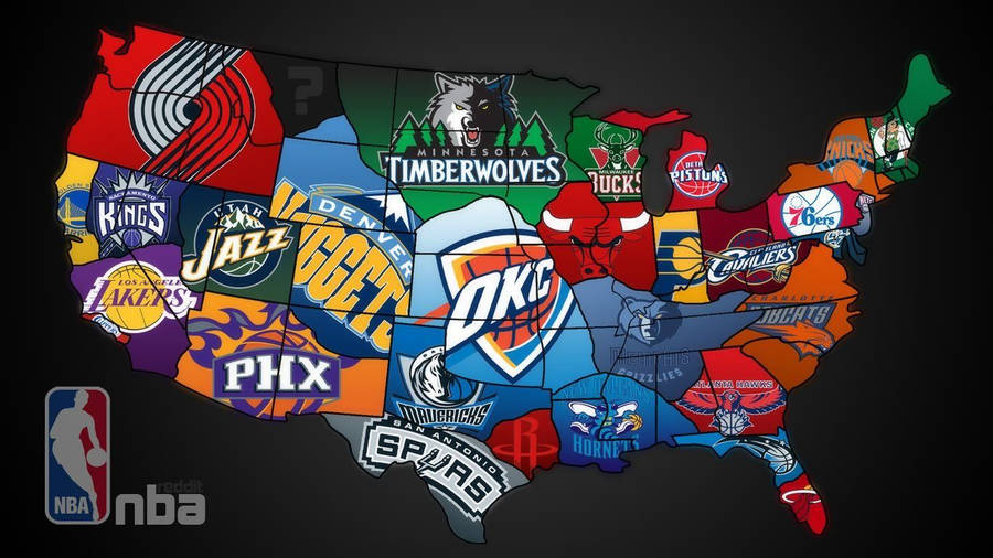 Cool Nba Map Wallpaper