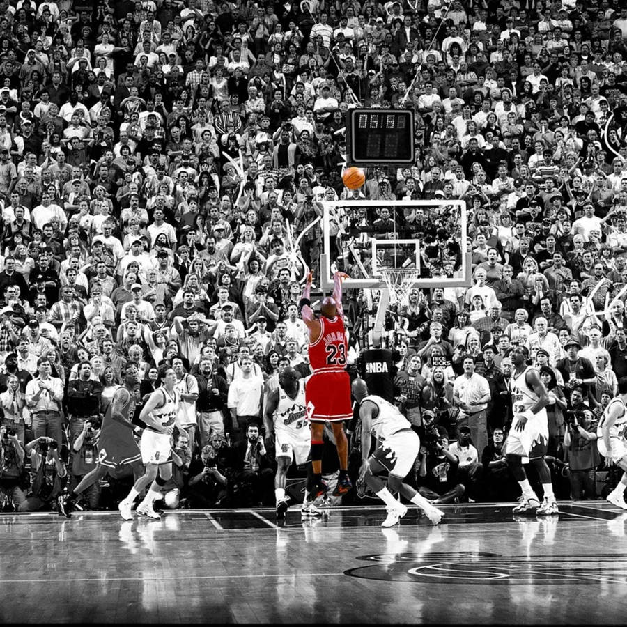 Cool Nba Michael Jordan Poster Wallpaper