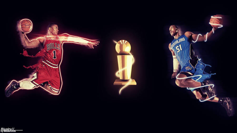 Cool Nba Showdown Wallpaper