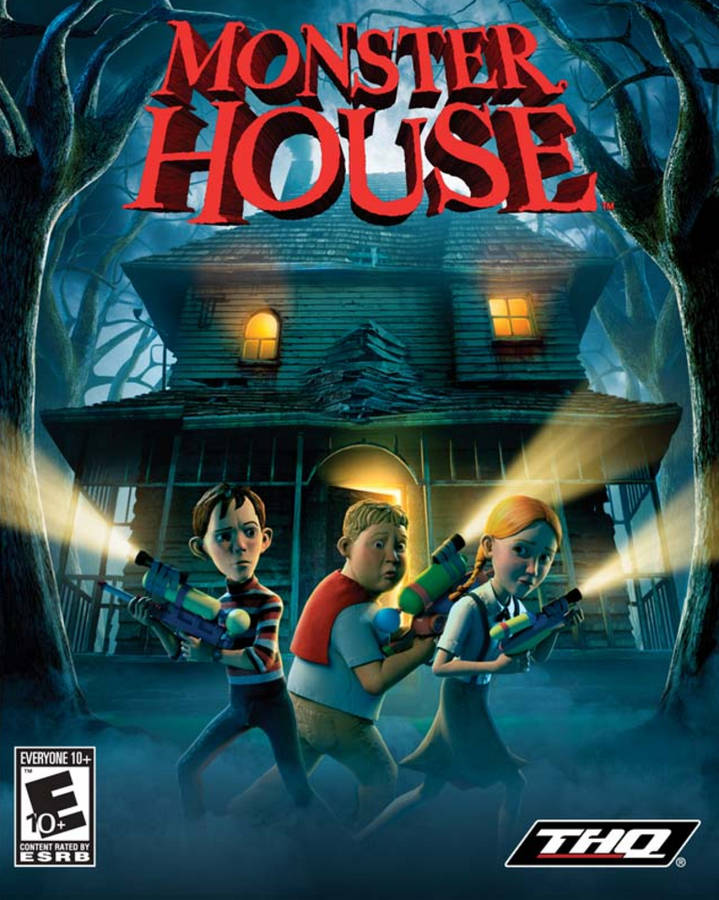 Cool Poster Of Monster House Wallpaper