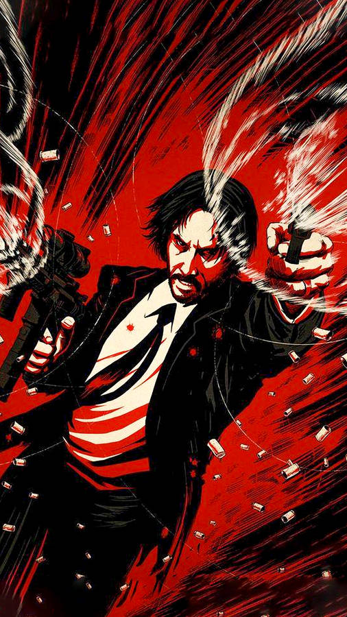 Cool Red Aesthetic John Wick Hd Wallpaper