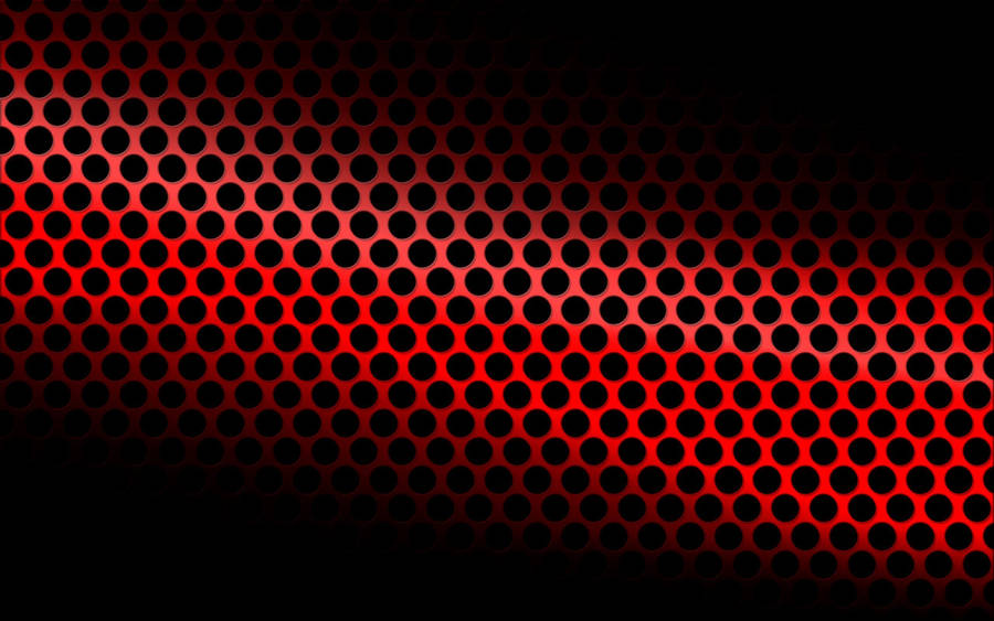 Cool Red Holed Steel Plate Wallpaper