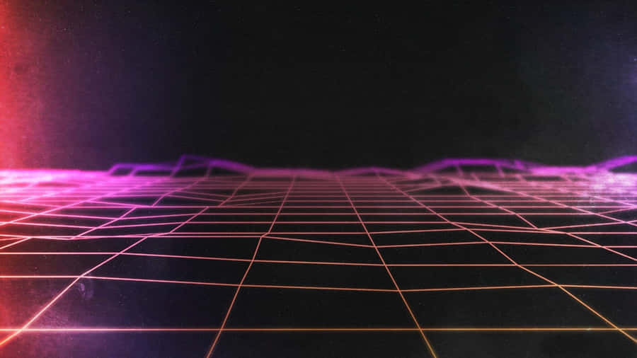 Cool Retro Grid Wallpaper