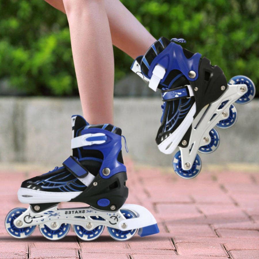 Cool Rollerblading Shoes For Kids Wallpaper