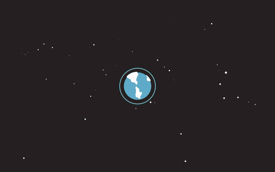 Cool Simple Earth Graphic Wallpaper