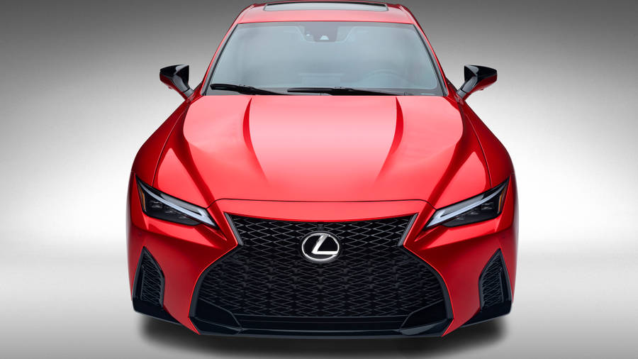 Cool Sports Car Red Lexus Is Wallpaper