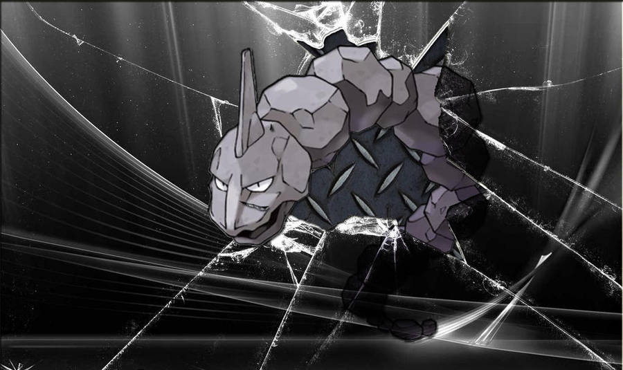 Cool Strong Pokemon Black Onix Wallpaper