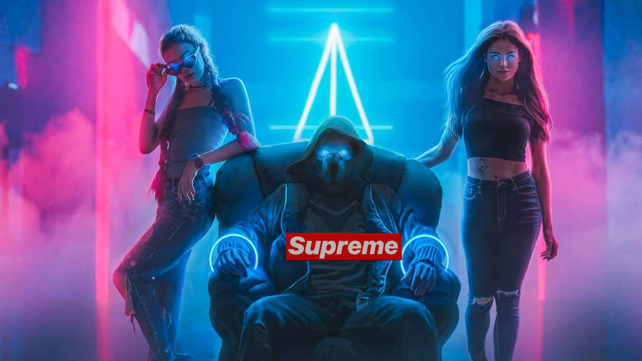 Cool Supreme Hot Girls Wallpaper