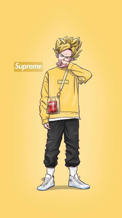 Cool Supreme Saiyan Trunks Wallpaper