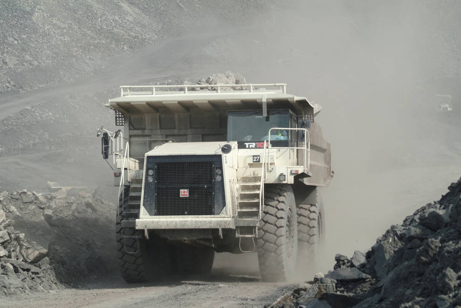 Cool Truck On A Dusty Road Wallpaper