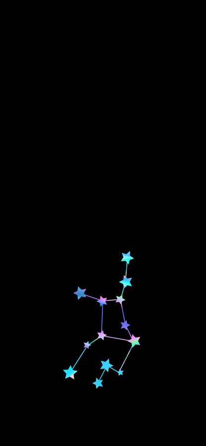 Cool Virgo Constellation Minimalist Wallpaper