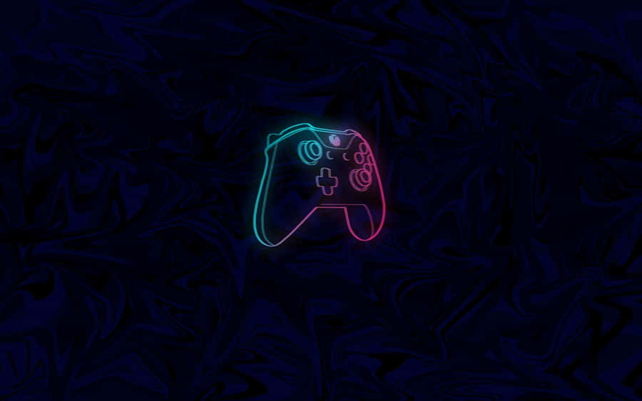 Cool Xbox Neon Outline Wallpaper