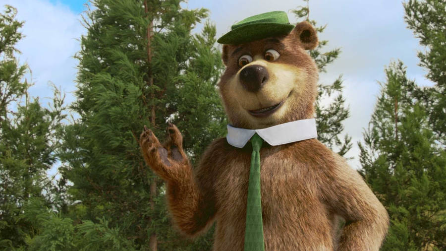 Cool Yogi Bear Scene Wallpaper