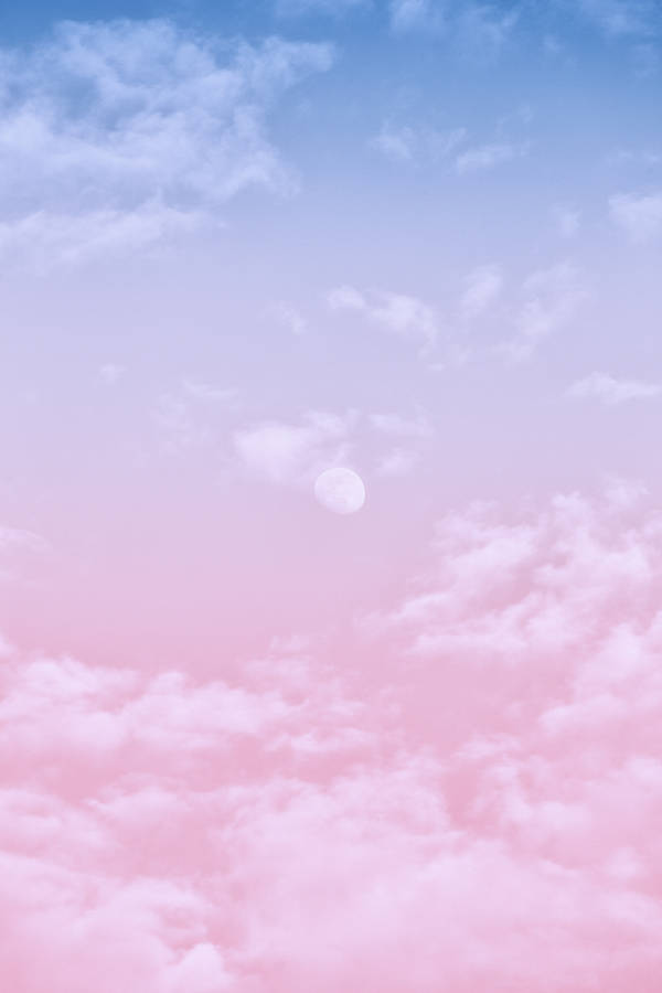 Coolest Iphone Light Pink Blue Sky Wallpaper