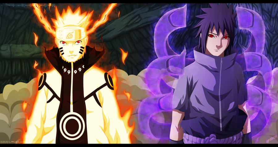 Coolest Naruto And Sasuke Wallpaper