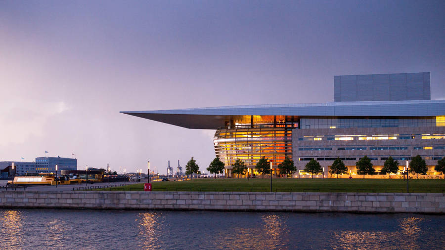 Copenhagen Opera House Wallpaper