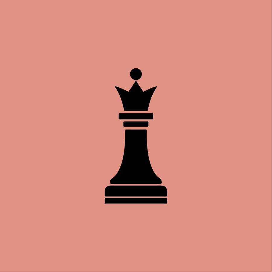 Coral Peach Chess Queen Wallpaper