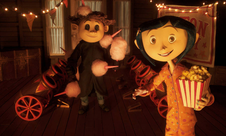 Coraline And Wybie Stop Motion Wallpaper