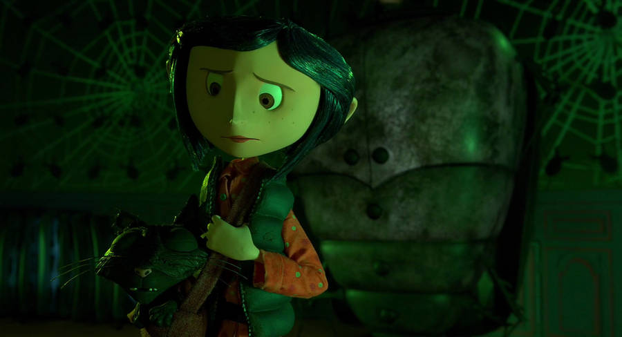 Coraline Cartoon Horror Wallpaper