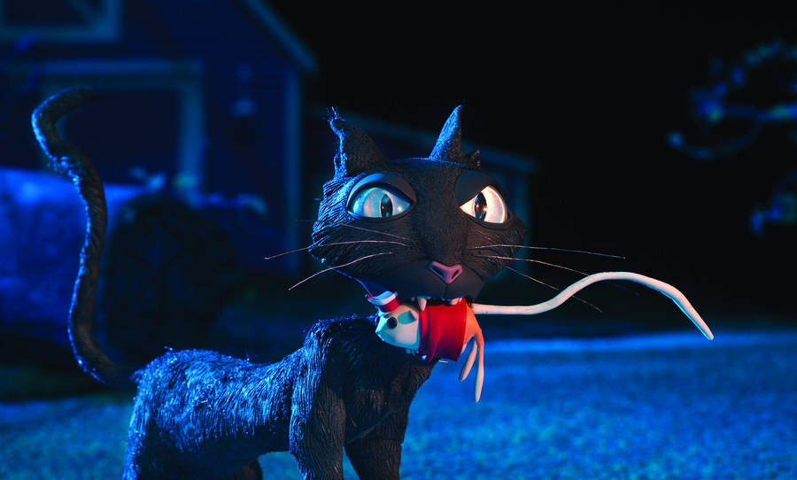 Coraline Good Black Cat Wallpaper