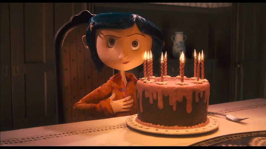 Coraline Welcome Cake Wallpaper