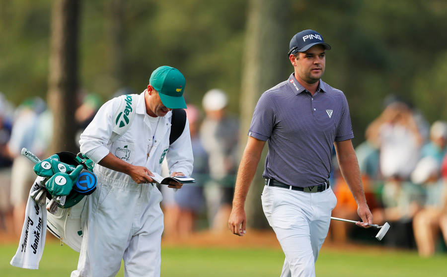 Corey Conners With His Caddie Wallpaper