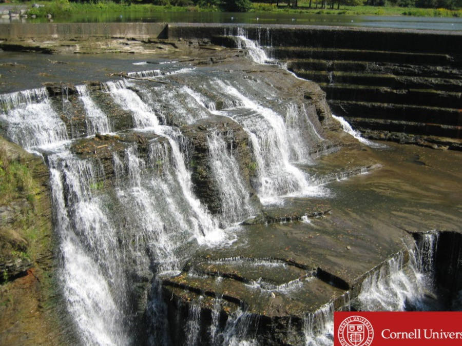 Cornell University Triphammer Falls Wallpaper