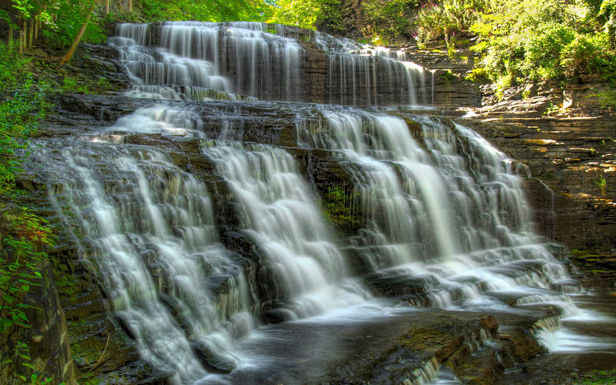 Cornell University Waterfalls Wallpaper