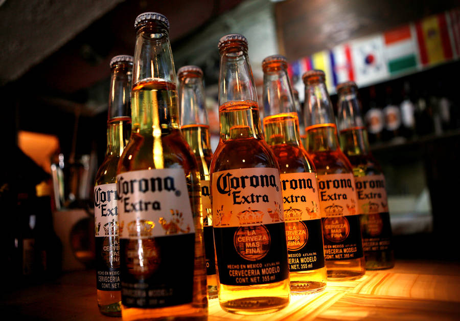 Corona Beer On The Bar Wallpaper