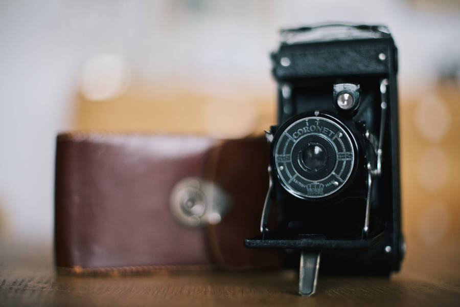 Coronet Vintage Camera Wallpaper