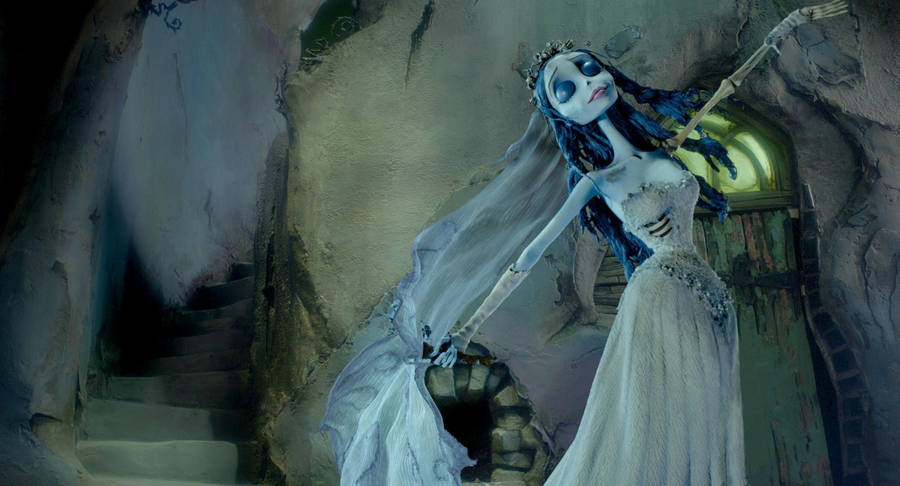 Corpse Bride Dancing Happily Wallpaper