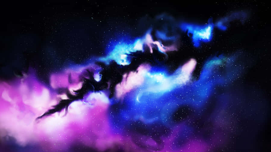Cosmic Purple Stars 4k Wallpaper