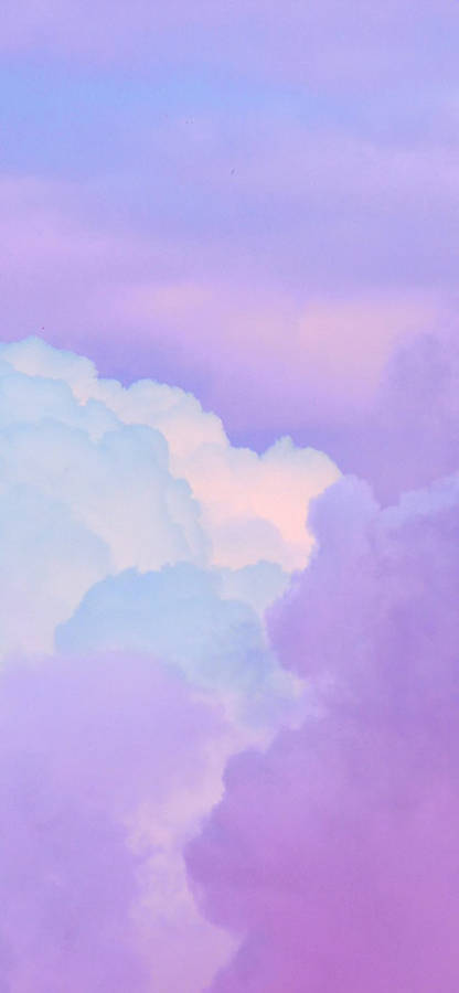 Cotton Candy Cloud Aesthetic Iphone 11 Wallpaper