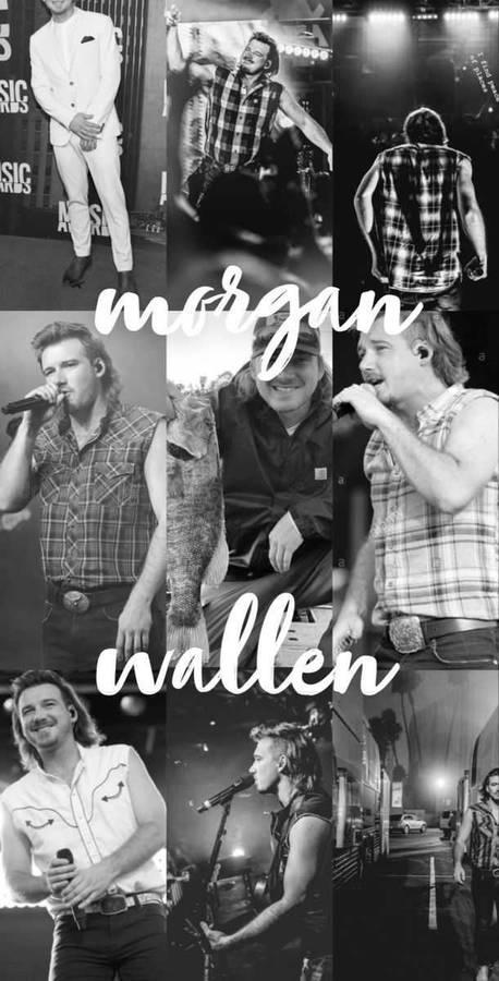 Country Music Star - Morgan Wallen In Performance Wallpaper