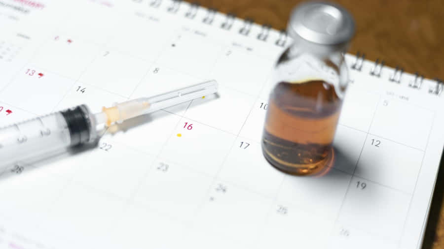 Covid-19 Vaccine Calendar Wallpaper