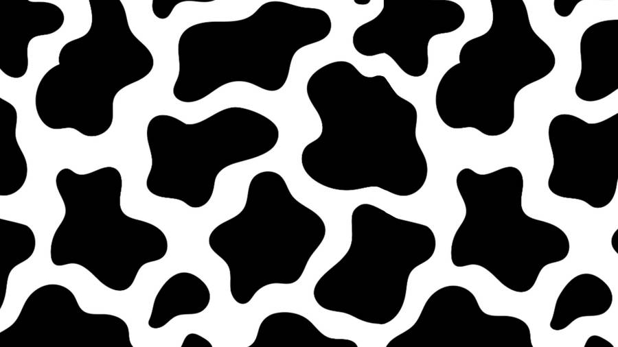 Cow Pattern Backgroud Wallpaper