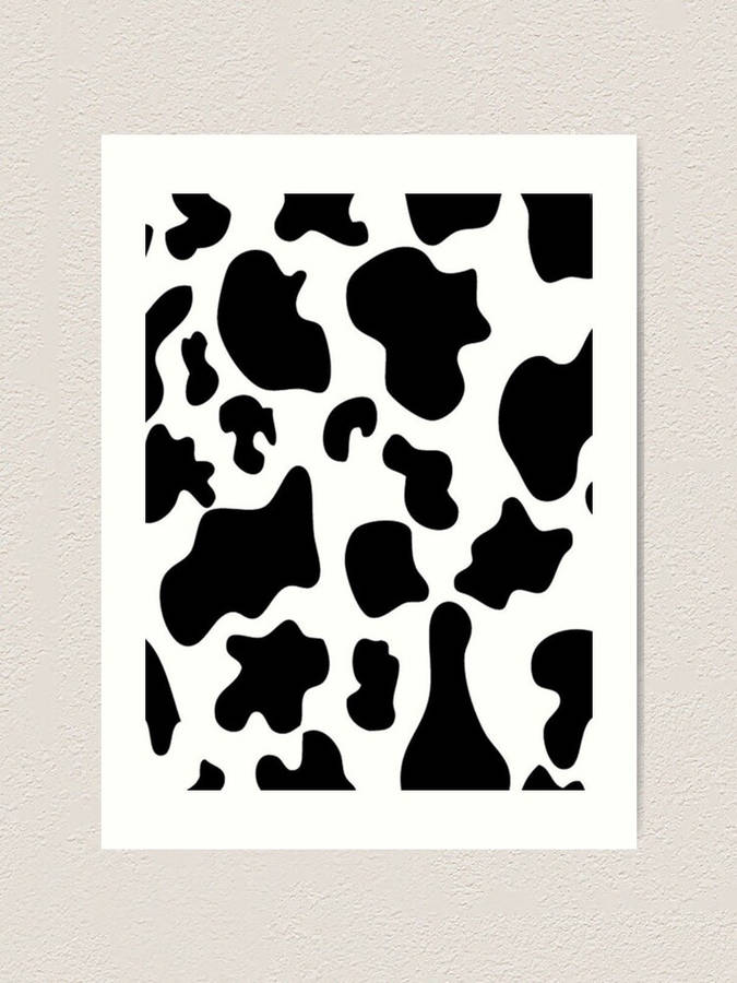 Cow Print Frame Wallpaper