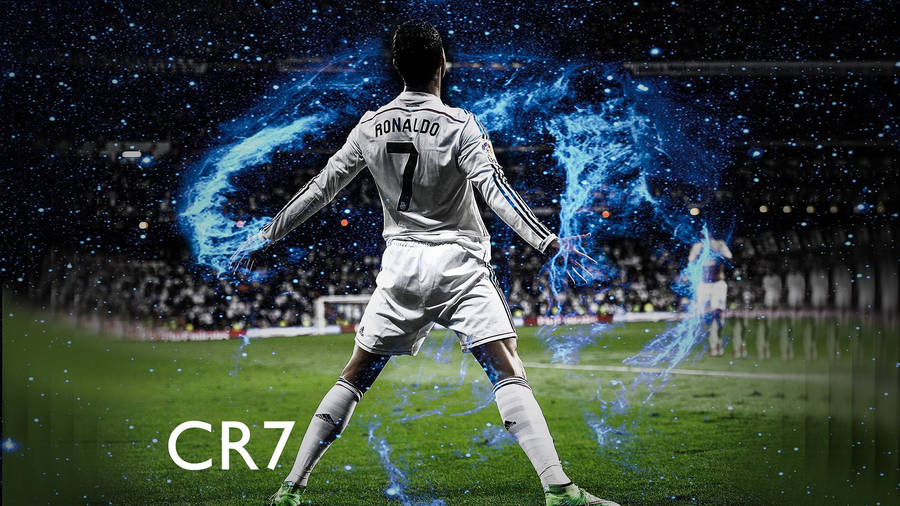 Cr7 Cool Blue Roar Wallpaper