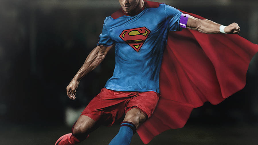 Cr7 Hd Superman Jersey Wallpaper