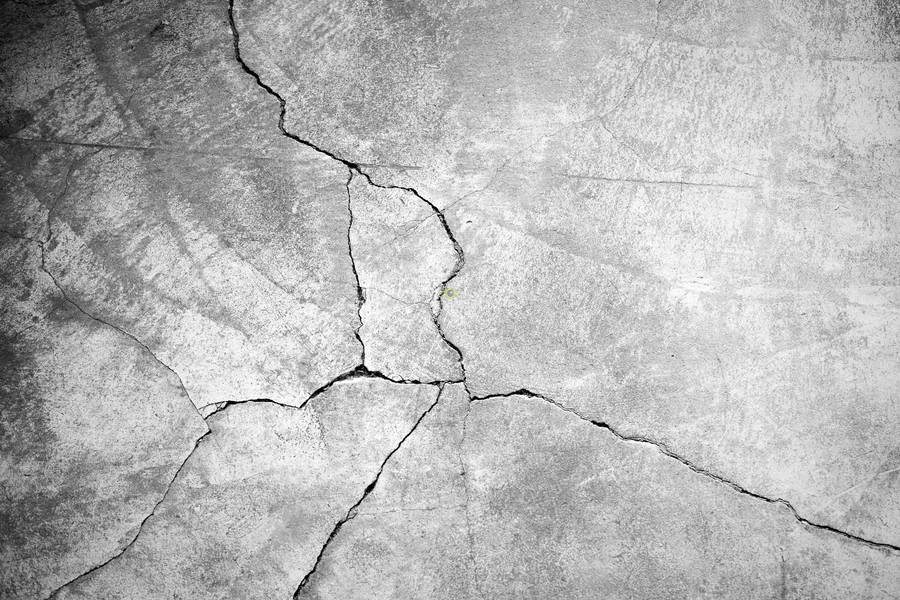 Cracked Concrete Wall Hd Wallpaper
