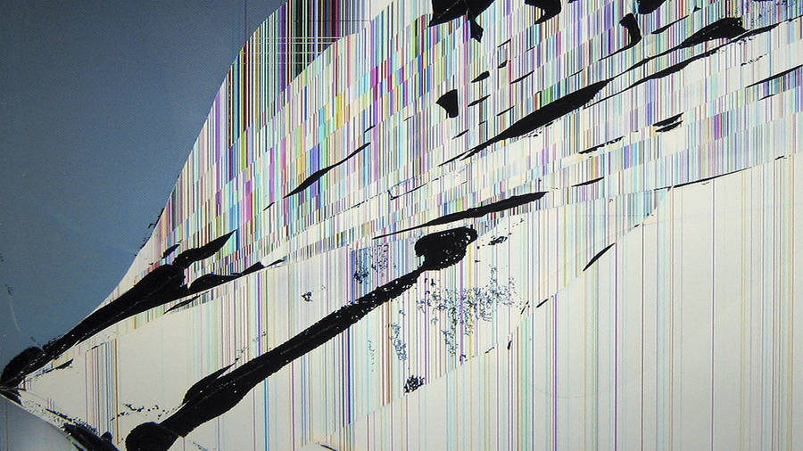 Cracked Lcd Screen Wallpaper