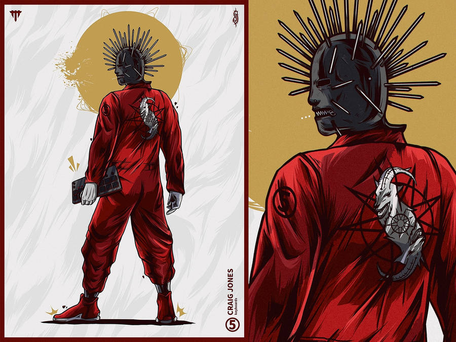 Craig Jones Back View Art Wallpaper