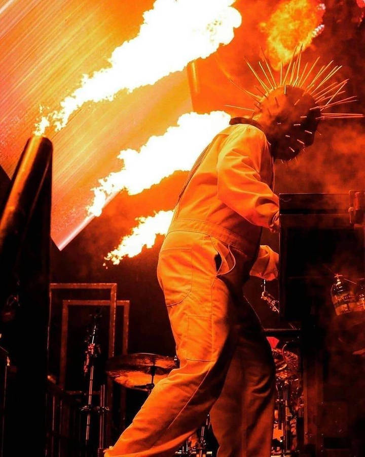 Craig Jones Stage On Flames Wallpaper